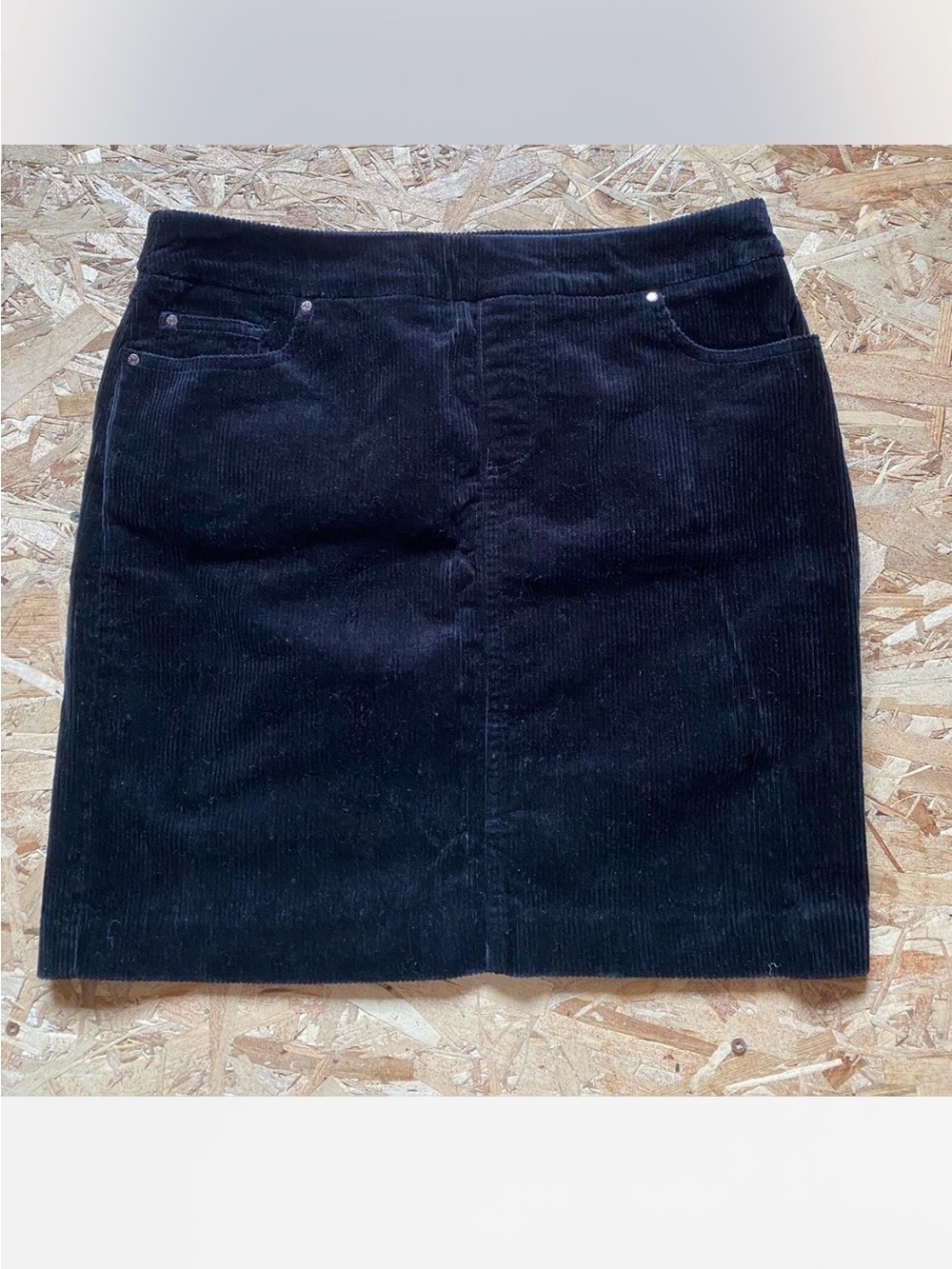 SO & Co. Classic Black Corduroy Women's Skirt - 08